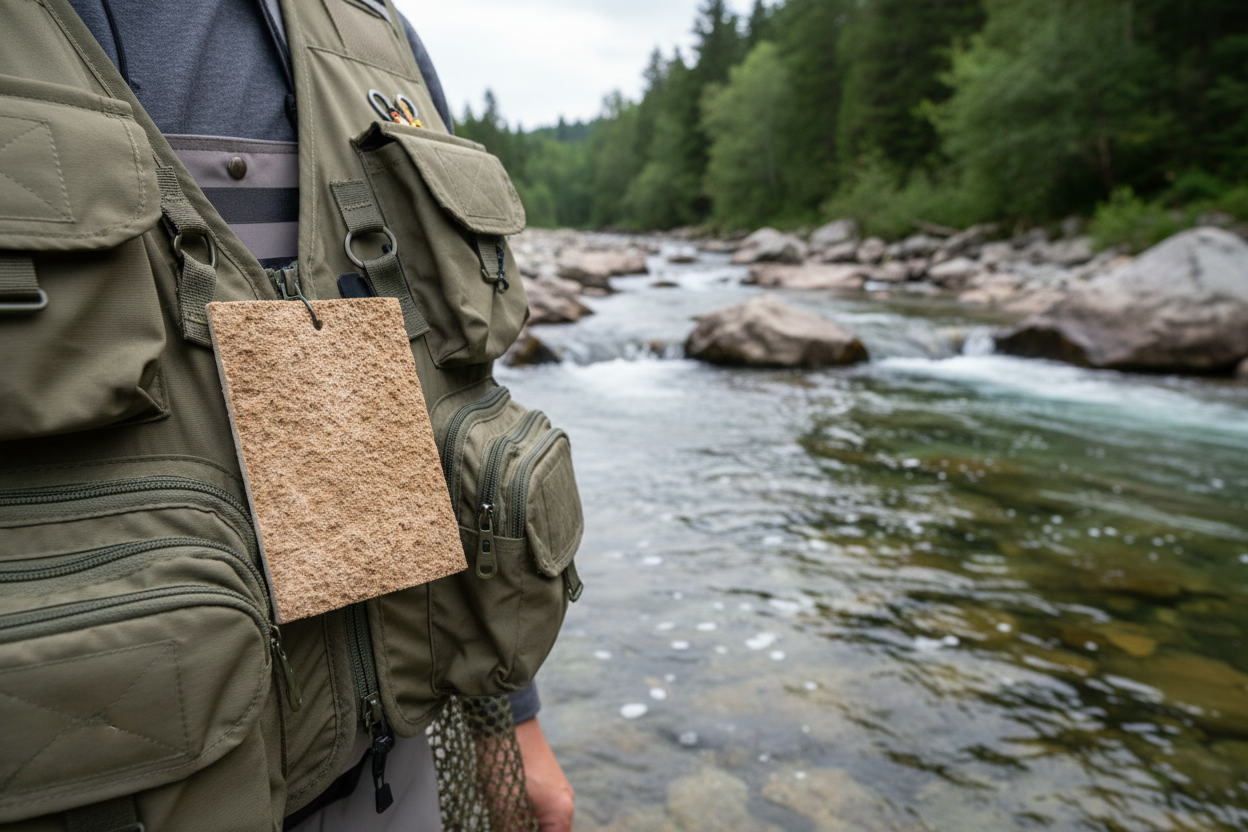 Natural amadou / fly dryer /fishing patch