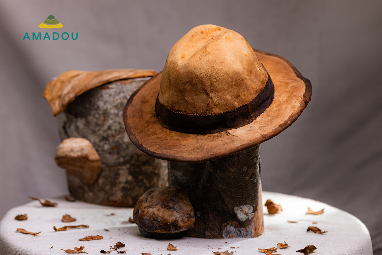 Big rim hat / heritage amadou hat