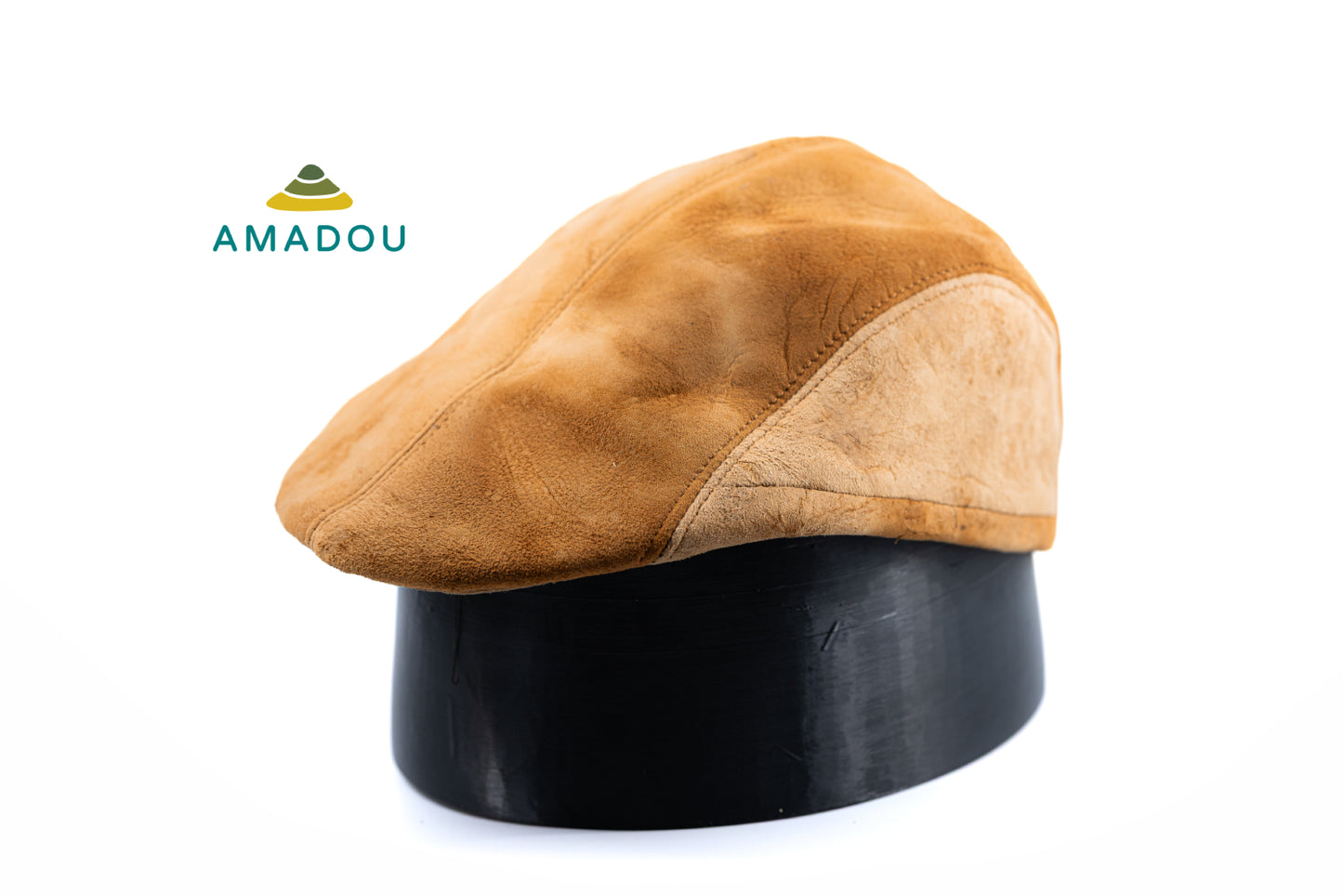 Amadou flat cap - mushroom hat/beret/new boys cap