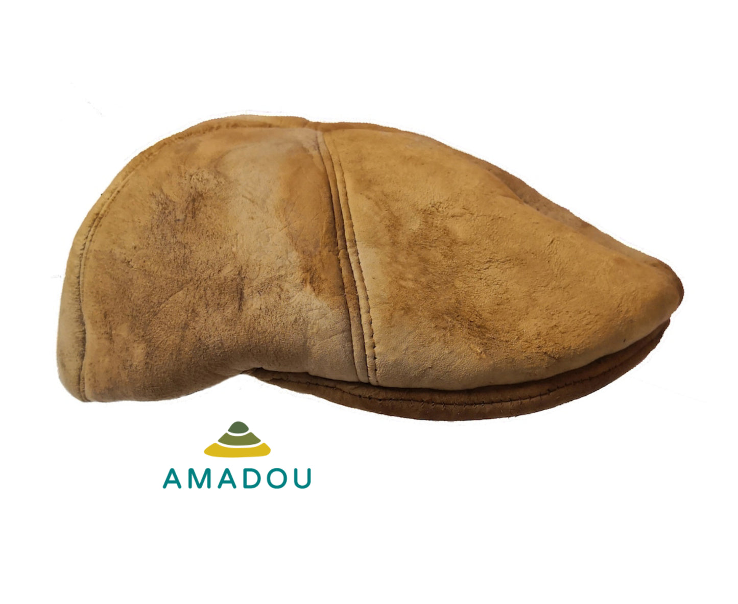 Amadou flat cap - mushroom hat/beret/new boys cap