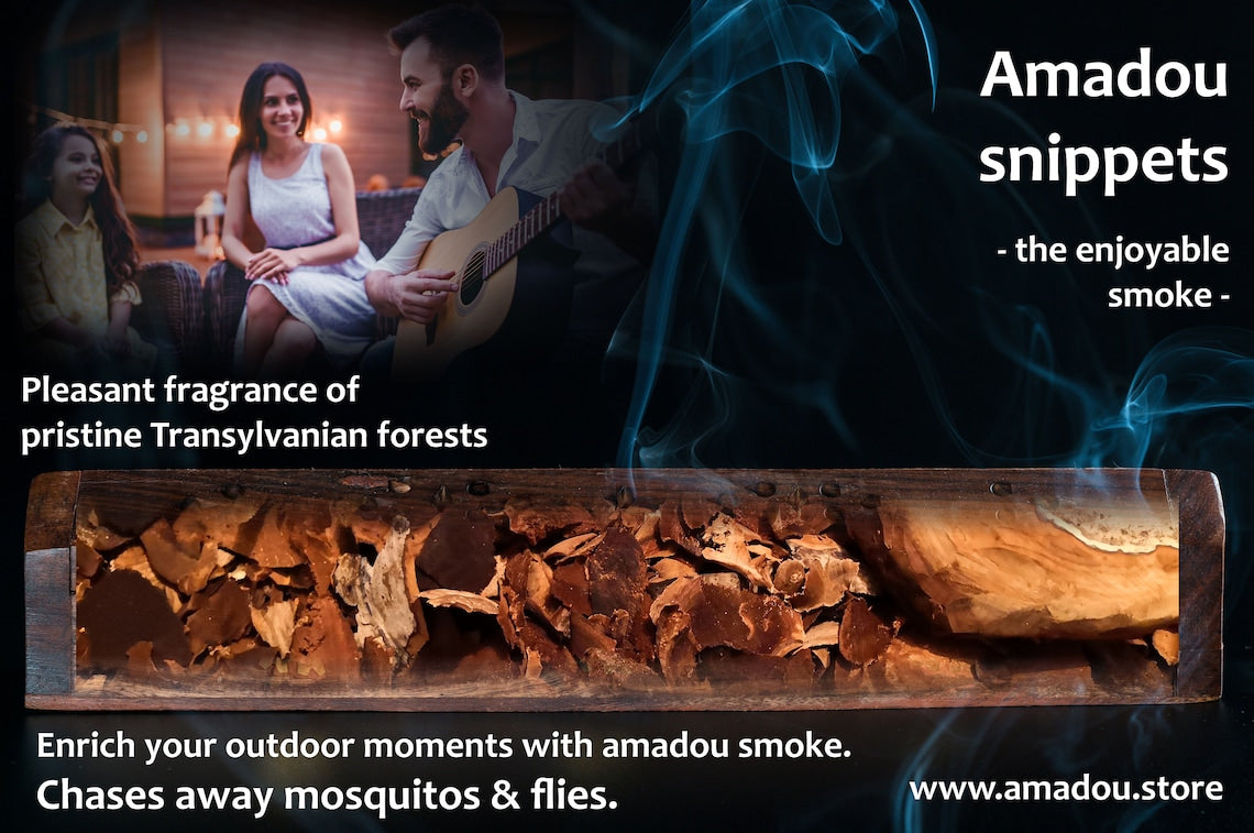 Amadou snippets / insect-repellent organic/
